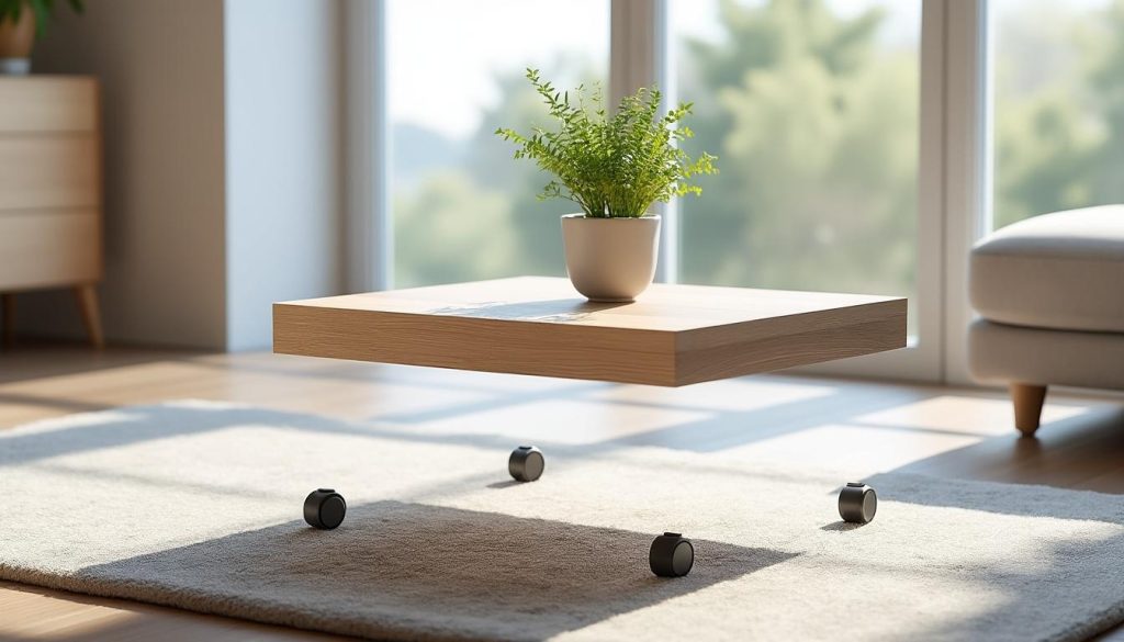 découvrez la nouvelle table d'appoint ikea à 79,99 €, au design innovant avec ses roulettes astucieuses qui lui donnent l'impression de léviter. une touche de modernité et de praticité pour votre intérieur.