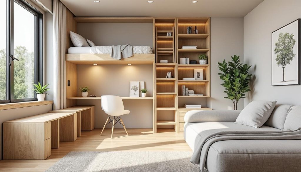 découvrez des astuces et des meubles gain de place spécialement conçus pour votre studio 110 high afin d'optimiser chaque mètre carré et vivre confortablement dans un espace réduit.