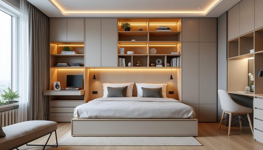 découvrez des meubles gain de place spécialement conçus pour les studios afin d'optimiser votre espace de manière fonctionnelle et esthétique. idéal pour maximiser chaque mètre carré avec style.