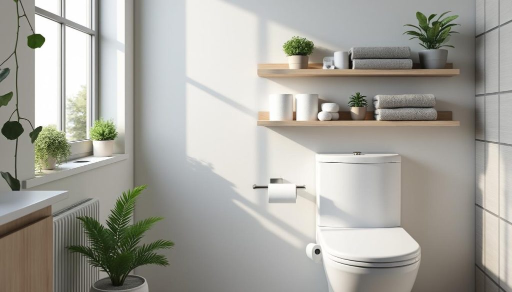 découvrez comment optimiser l'espace dans vos wc grâce à un mur mural spécialement conçu pour meuble gain de place, alliant fonctionnalité et design.