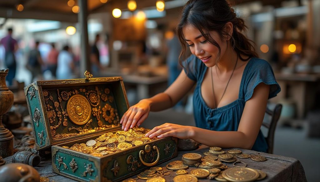 découvrez comment, lors d'une brocante, une vieille boîte achetée à seulement 2 € révèle un trésor estimé à plusieurs milliers d'euros, une histoire incroyable de découverte et de chance.
